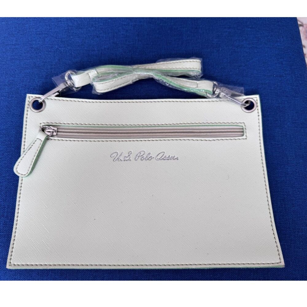 NWOT U.S. Polo Association Shoulder Bag Purse Clutch Removable Strap